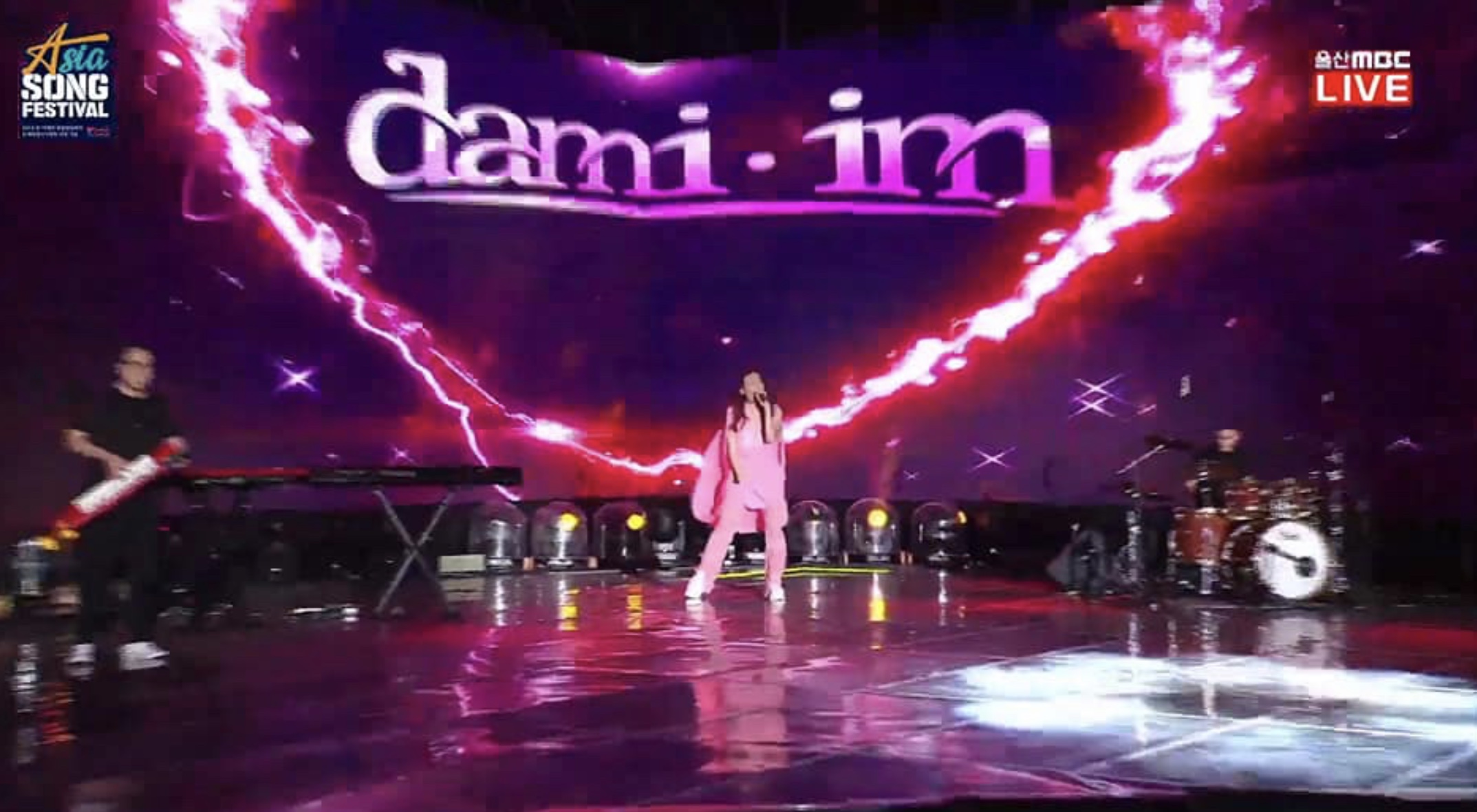 Dami Im at the 2019 Asia Song Festival in Ulsan South Korea